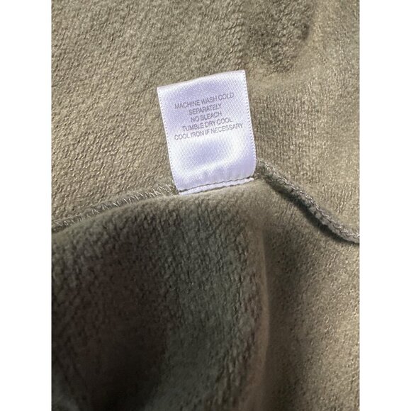 Woolly Dry Goods 1/4 Zip Long Sleeve Elbow Patches Sweatshirt Size XL - Picture 6 of 7